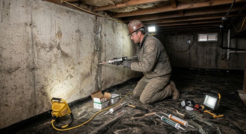 Basement Foundation Repair in Minot, ND