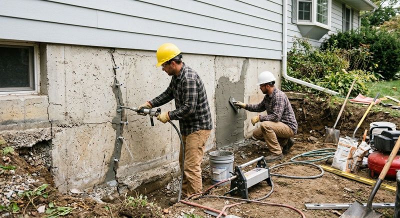 Basement Foundation Repair in Surrey, ND