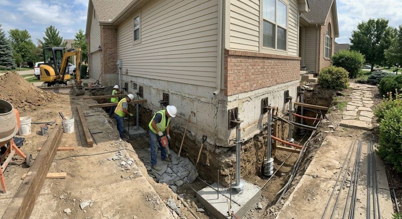 Basement Underpinning in Minot, ND