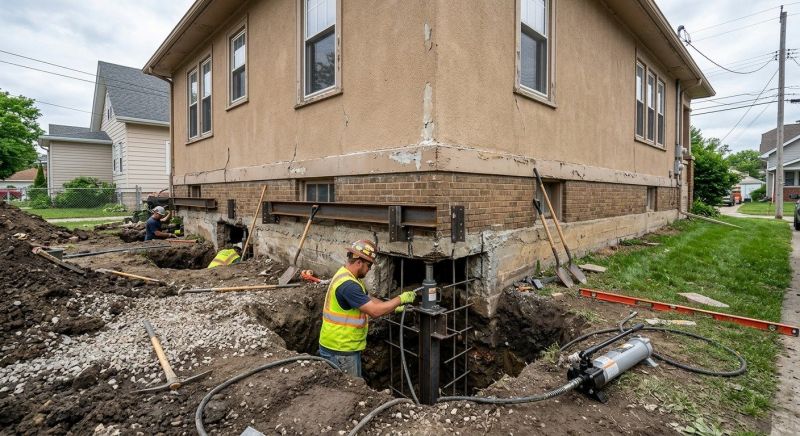 Basement Underpinning in Minot, ND
