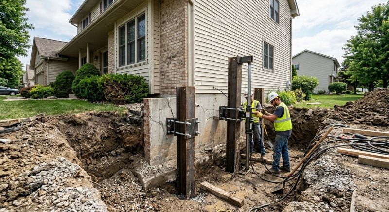 Basement Underpinning in Minot, ND