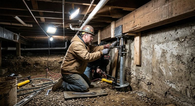 Basement Underpinning in Minot, ND