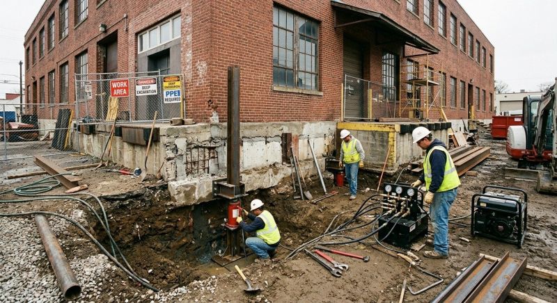 Commercial Foundation Repair in Minot, ND