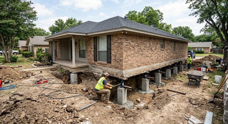 Concrete Foundation Leveling in Surrey, ND