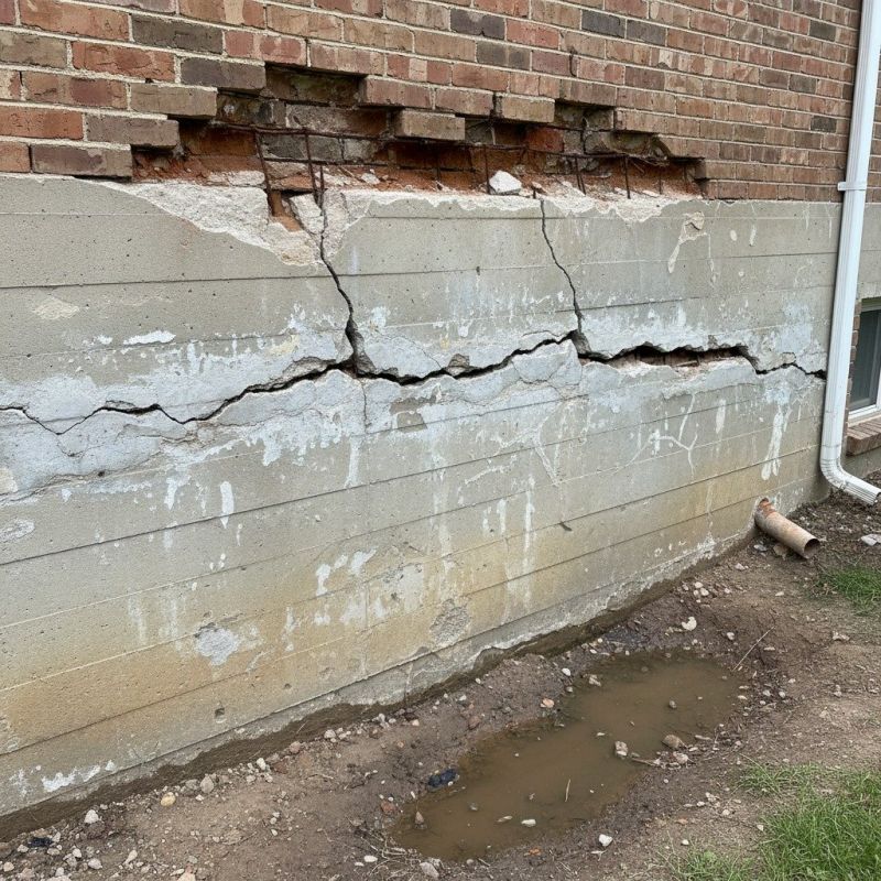 Cracked Foundation Repair in Minot, ND