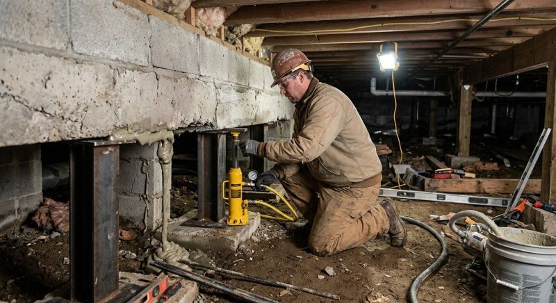 Crawl Space Leveling in Minot, ND