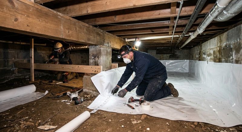 Crawl Space Leveling in Minot, ND