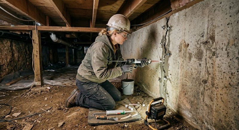 Crawlspace Foundation Repair in Minot Afb, ND