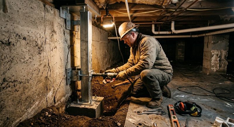 Crawlspace Foundation Repair in Surrey, ND