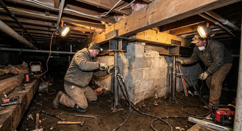 Emergency Foundation Repair in Minot, ND