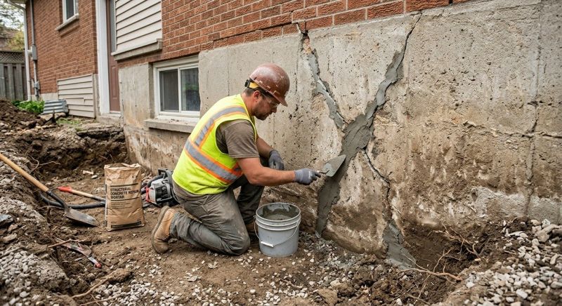 Foundation Crack Repair in Minot, ND