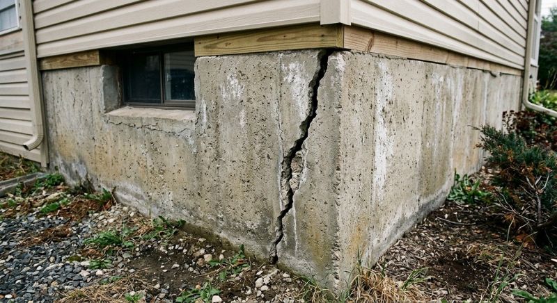 Foundation Crack Repair in Surrey, ND