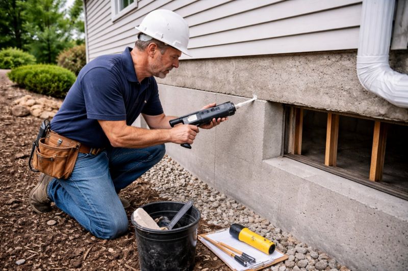 Foundation Crack Sealing in Minot, ND
