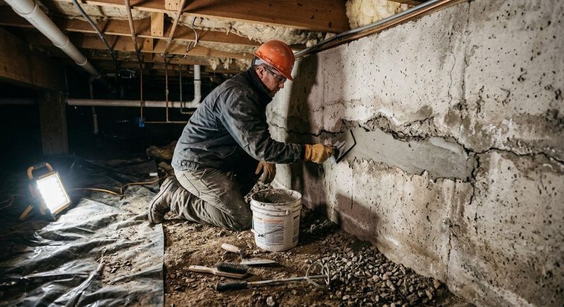 Foundation Cracks Repair in Minot, ND