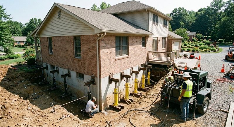 Foundation Jacking in Minot, ND