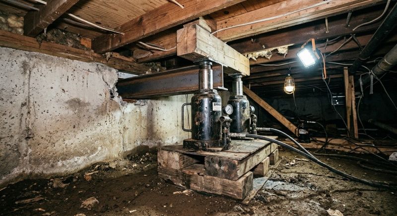 Foundation Jacking in Minot, ND