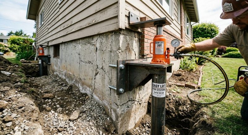 Foundation Lifting in Minot, ND