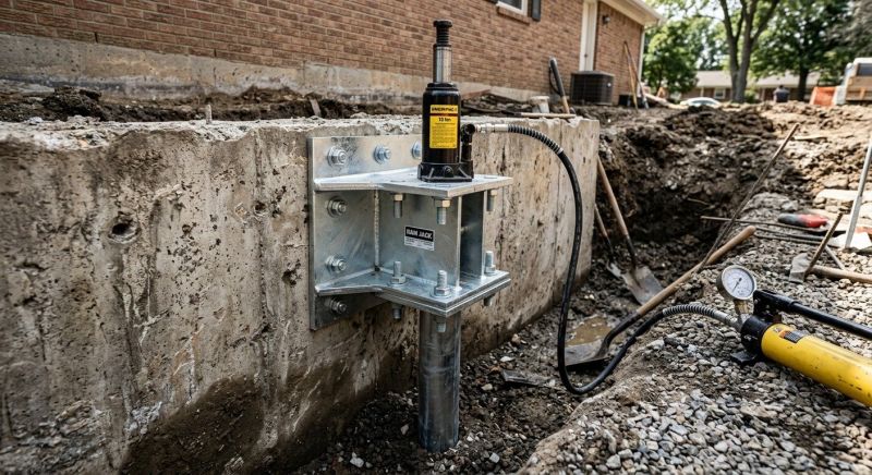 Foundation Pier Leveling in Minot, ND