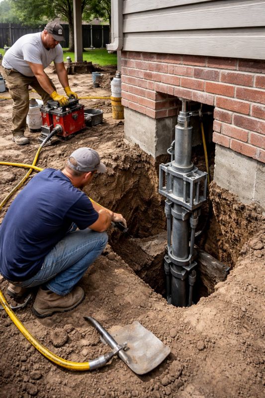 Foundation Pier Repair in Minot, ND
