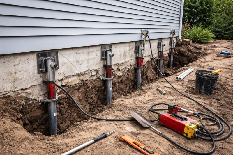 Foundation Pier Repair in Minot, ND
