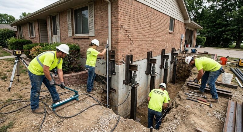 Foundation Releveling in Minot, ND