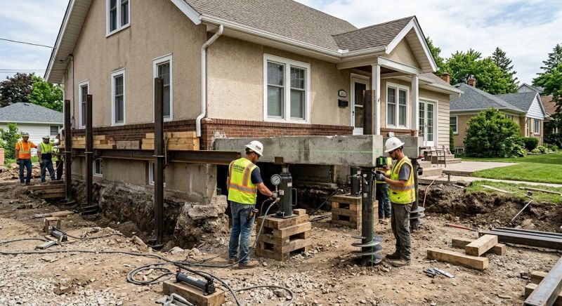 Foundation Releveling in Minot, ND