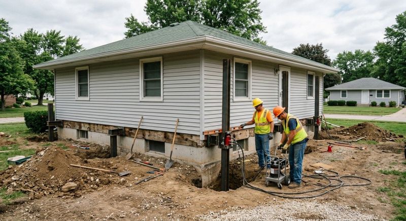 Foundation Releveling in Minot, ND