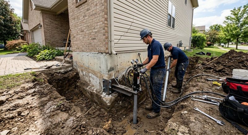 Foundation Settlement Repair in Minot, ND