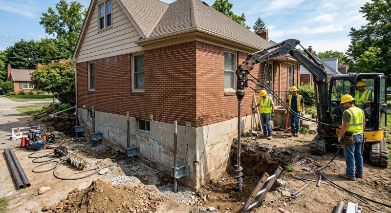 Foundation Stabilizing in Minot, ND