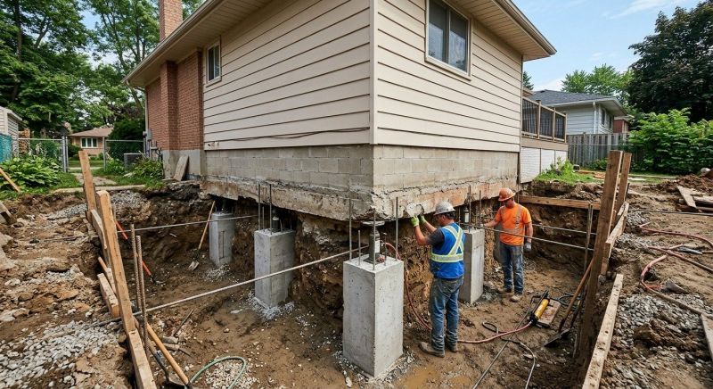 Foundation Underpinning in Minot, ND