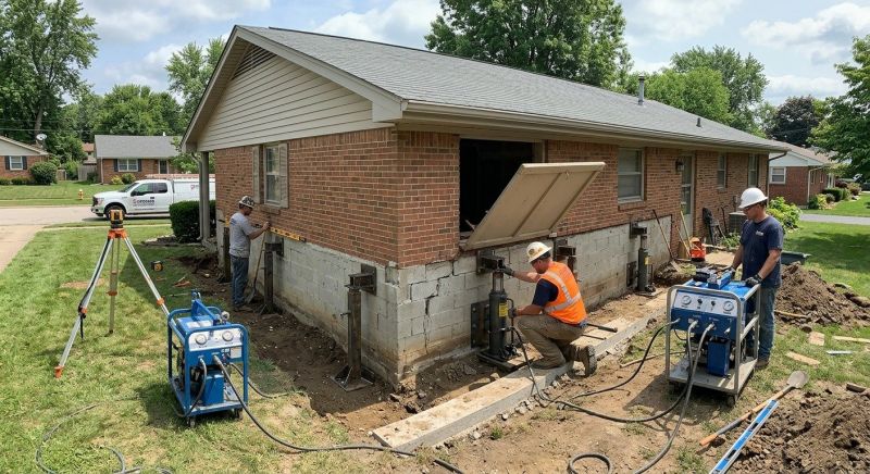 Home Foundation Leveling in Minot, ND