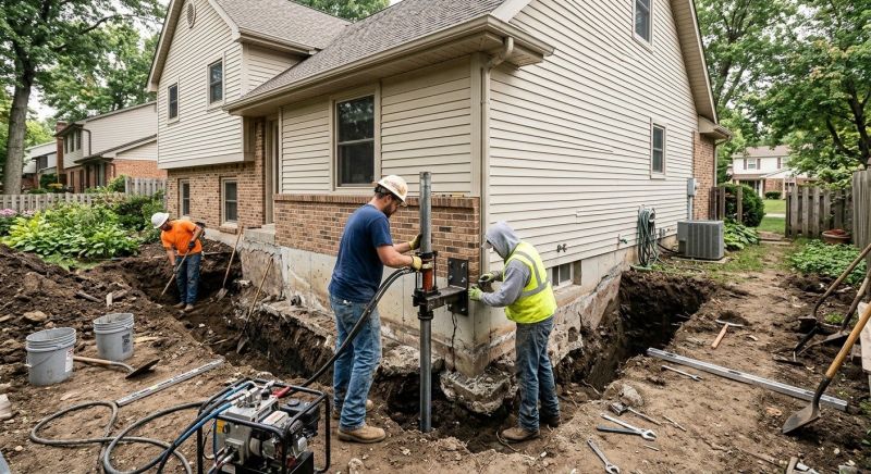 House Foundation Repair in Minot, ND
