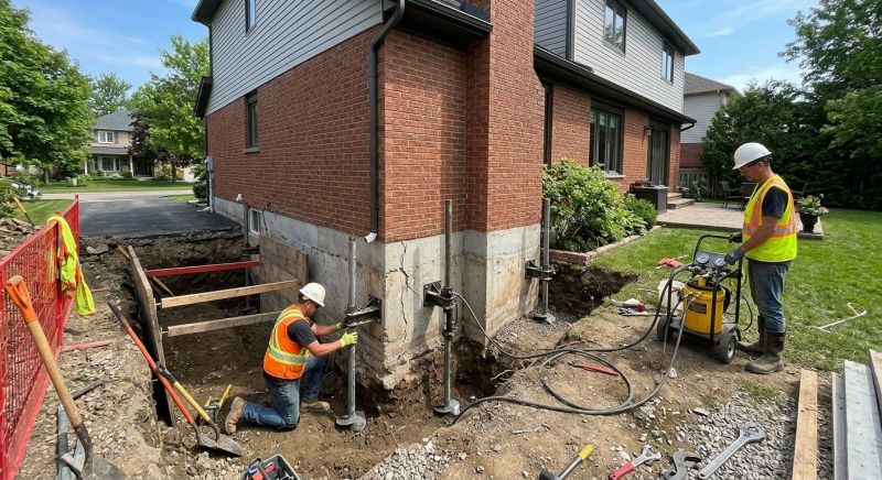House Underpinning in Minot, ND