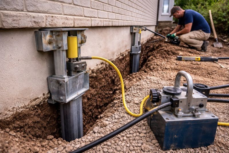 Sinking Foundation Repair in Minot Afb, ND