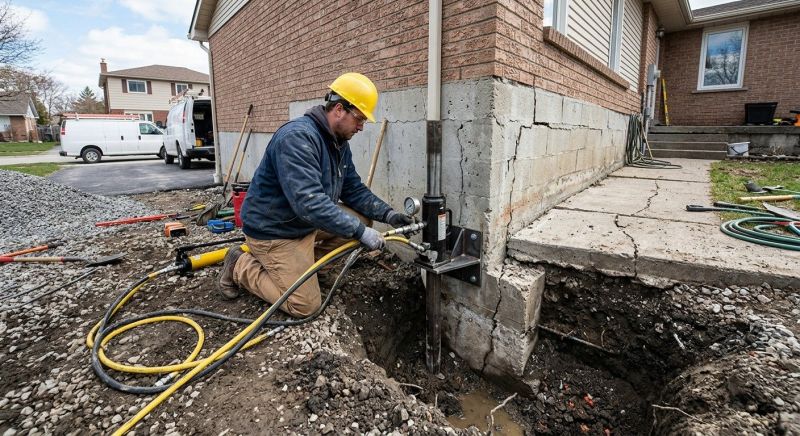 Sinking Foundation Repair in Minot Afb, ND