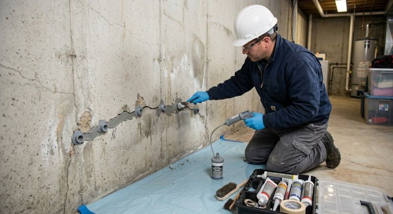 Structural Crack Repair in Minot, ND