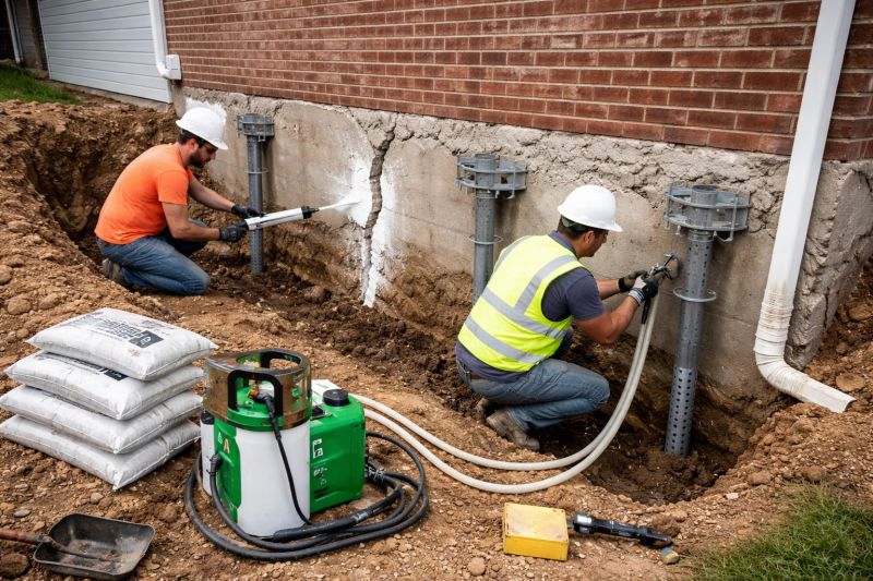 Structural Foundation Repair in Surrey, ND