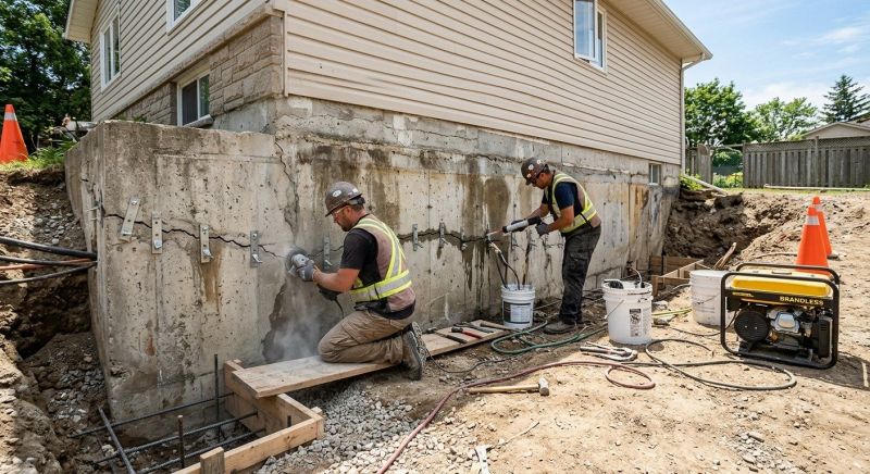 Structural Foundation Repair in Surrey, ND